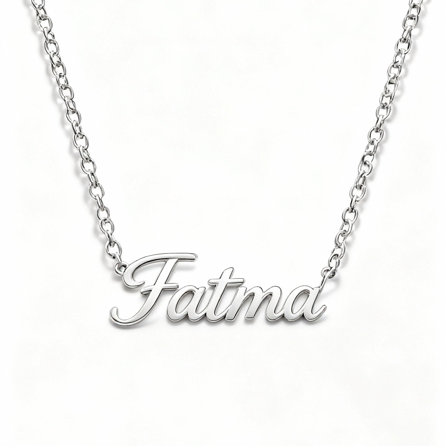 Personalized Name Necklace 925 Sterling Silver Gold-Plated